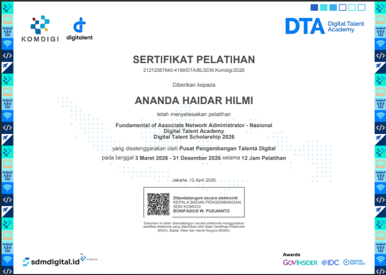 Fundamental of Associate Network Administrator